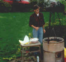 bei uns im Garten